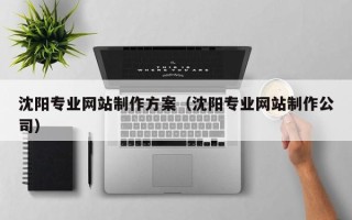 宜春沈阳专业网站制作方案（沈阳专业网站制作公司）